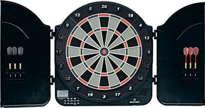 Productafbeelding van Bodyline Raptor elektronische dartbord met kast en geluidseffecten, inclusief 6 darts