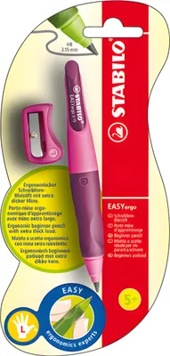Produktbild von Stabilo Druckbleistift EASYergo 3.15 Blister pink/lila + Spitzer L
