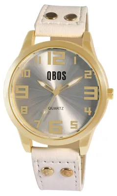 Produktbild von QBOS Uni Armbanduhr QB0029 Mineralglas