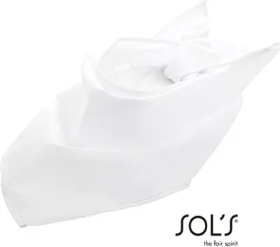 Produktbild von SOLs 01198 | Bandana - Einheitsgröße: 62 x 62 x 80 cm - Farbe: White - Größe: 62 x 62 x 80 cm