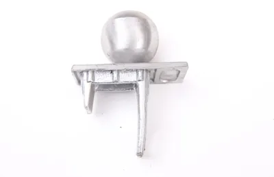 Produktbild von Floraworld Pfostenkugel Aluminium 8 x 4 cm Alu roh