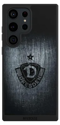 Produktbild von NIVOCASE Handyhülle für Samsung Galaxy S23 Ultra Hülle NIVOpure Case Schwarz Offizielles Lizenzprodukt SG Dynamo Dresden Vintage