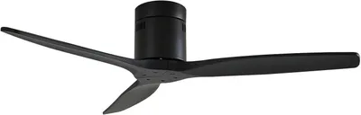 Produktbild von Lucande Deckenventilator Vindur, schwarz, DC, leise