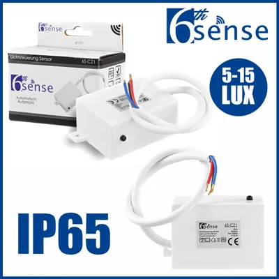 Produktbild von Dämmerungssensor mit Sonde Dämmerungsschalter LED IP65 Innen Außen DIN-Schiene