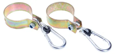 Produktbild von 2er-Set Schaukelschellen 80 mm mit Karabinerhaken
