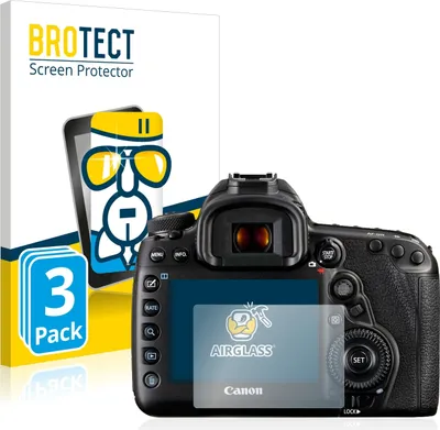 Produktbild von 3x BROTECT Schutzglas für Canon EOS 5D Mark IV Schutzfolie Panzer Folie Glas Display Schutz klar