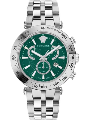 Produktbild von Versace VEJB00522 V-Race Bold Chrono grün silber Edelstahl Herren Uhr NEU