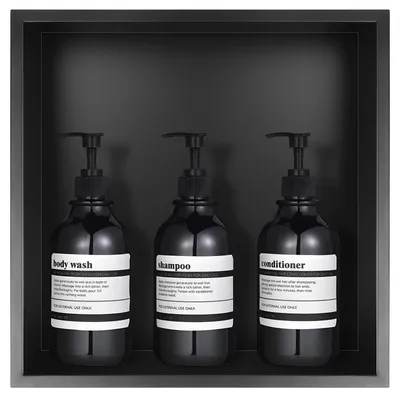 Produktbild von Wandnische aus Edelstahl 32 x 32 x 8,5 cm - Dusche - Wandablage - Korrosionsbeständig