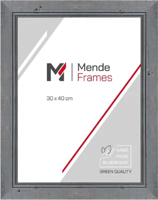 Produktbild von MendeFrames Bilderrahmen H660 Shabby-Chic 60x90 cm grau Kunstglas