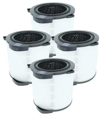 Produktbild von vhbw 4x Luftilter kompatibel mit AEG AX9, AX91-404 Luftreiniger - Kombifilter HEPA (H13) + Aktivkohle