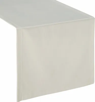 Produktbild von EUROFIRANY | Tischläufer - 40 x 140 cm - weiße Tischdecke - Dekorative