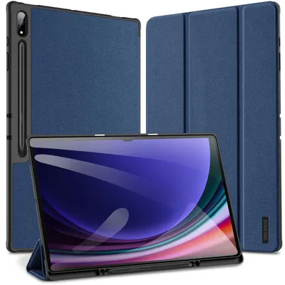 Produktbild von Hülle für Galaxy Tab S10 Ultra/S9 Ultra/S8 Ultra, Dux Ducis Domo, Blau
