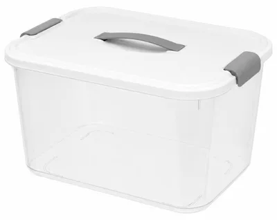 Immagine prodotto di Verk 27661: Contenitore con coperchio e clip, capacità 20 litri, colore bianco