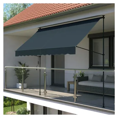 Produktbild von Klemmmarkise 'ILANGA' Balkonmarkise, UV-beständig und höhenverstellbar