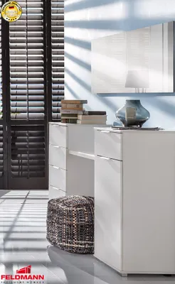 Immagine prodotto di Tavolo da trucco Easy Plus 833854 con specchio 4 pezzi bianco Nuovo