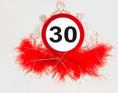 Produktbild von Verkehrsschild 30 Geburtstagskrone