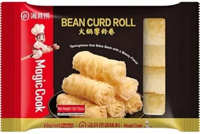 Produktbild von Haidilao | Yuba Getrocknete Tofuhautrollen - 120g - Tofuröllchen - Sojabohnen - Vegetarisch
