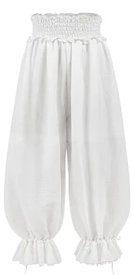 Imagen del producto de Pantalón de pijama vintage con volantes para mujer