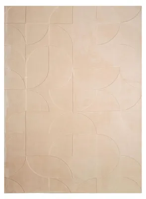 Produktbild von Teppich Wohnzimmer - Charm Circles Beige