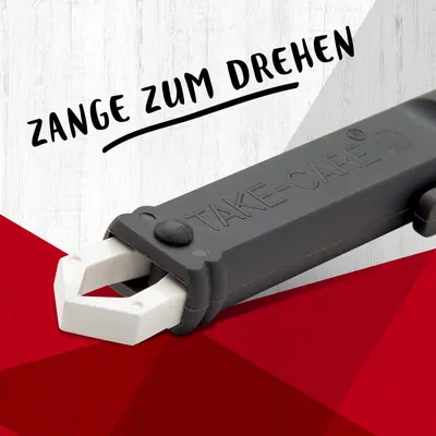 Fackelmann Zeckenzange Für Haustiere – Einfaches Entfernen Von Zecken Bei Hunden & Katzen (weiß/grau)