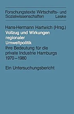 Obrázek produktu pro Vollzug und Wirkungen regionaler Umweltpolitik