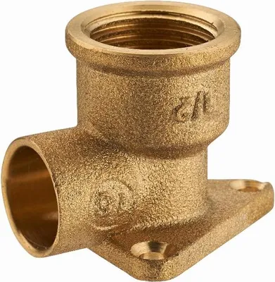 Produktbild von Winkelankerplatte Messing zum Anschrauben Innengewinde F1/2 (15x21) NOYON & THIEBAULT - zum Löten - Ø 14 mm - 819-1514L1"