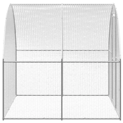 Obrázok produktu pre Vonkajší prepravný box pre slepice, určený na prepravu hydiny. Vyrobený z pozinkovanej ocele, rozmery 3 x 6 x 2 metre