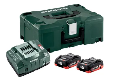 Produktbild von Akkuset Basic 4,0 Ultra LiHD 18 V 2x4,0 (LiHD) Ah METABO