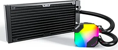 Produktbild von Montech HyperFlow ARGB 360, All-in-One-Flüssigkeitskühler, 12 cm, Schwarz