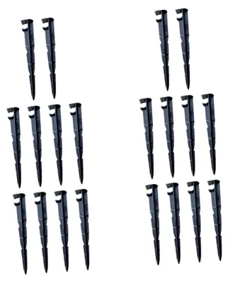 Produktbild von 20 Stück Kunststoff Tropfrohrhalter für Garten und Gemüsebeete