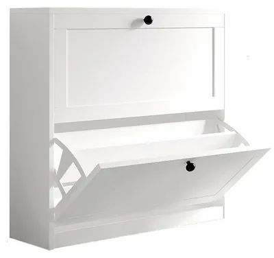 Immagine prodotto di Scarpiera a 2 ante JY-2303222, 80 x 24 x 80 cm, bianca