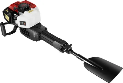 Produktbild von Benzin-Abbruchhammer - 52 ccm 2-Takt - 1900 W Leistung - Luftgekühlter Einzylinder - 1,1 l Tank - 25:1 Kraftstoffmischung - 2100–6500 U/min - Rot