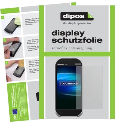 Produktbild von 2x Schutzfolie für Panasonic Toughbook FZ-T1 matt Displayschutzfolie Display
