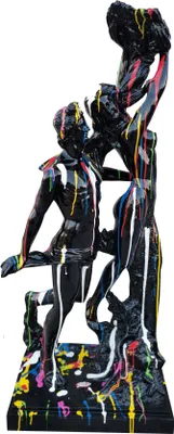 Image de Designer Décoration Abstraite Moderne Figure Danse Couple Sculptures Jardin