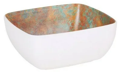 Melamine Schale, Weiß, 17,6 x 16,2 x 7,5 cm
