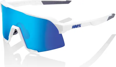 Image de Lunettes 100 pour cent S3 - blanc mat, lunettes miroirs HiPER Blue Multilayer