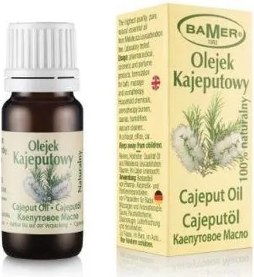 Produktbild von BAMER | Duftöl in Glasflasche 7 ml – Cajeputöl – Raumduft & Aromatherapie – Ideal für Duftstäbchen, Massagezusatz