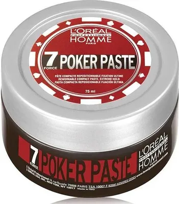 Immagine prodotto di L'Oréal Professionnel Homme Poker Paste Pasta modellante per una tenuta extra forte 75 ml