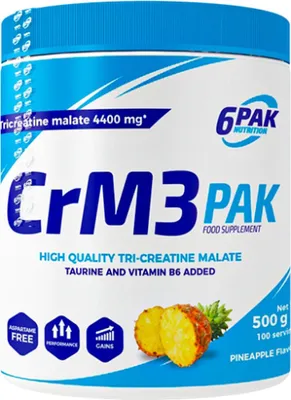 Produktbild von 6PAK Nutrition | CrM3 PAK (Tri-Creatine Malate + Taurine) Pineapple