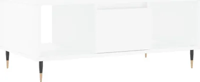 Obrázek produktu pro vidaXL Konferenční stolek bílý 90x50x36,5 cm odvozený výrobek ze dřeva