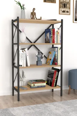 Obrázek produktu pro Regál BEATRI - dub safír