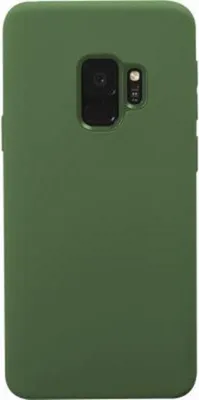 Produktbild von BigBen Connected, Schutzhülle für Galaxy S9, hartes Silikon, weicher Touch, Grün