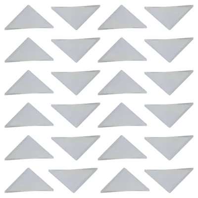 Eckenschützer 24 Stück, 35x35x5 mm, Kunststoff, weiß