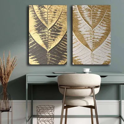Zdjęcie produktu dla Wallity, 2P4570GSC-013, Dekoracyjny obraz na płótnie (2 sztuki), Wielokolorowy, 100% CANvas, 95 x 70 cm