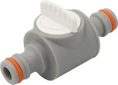 Produktbild von Schnellkupplungsventil mit 2 Nippel Bradas WHITE LINE