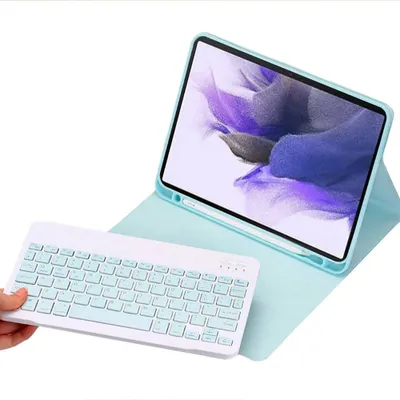 Zdjęcie produktu dla Etui klawiatura Color do Samsung Galaxy Tab A8 10.5 (Niebieskie)