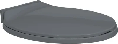 Produktbild von The Living Store Toilettensitz mit Absenkautomatik Grau Oval