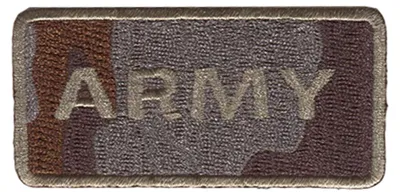 Produktbild von Army Militär - Aufnäher, Bügelbild, Aufbügler, Applikationen, Patches, Flicken, Zum Aufbügeln, Größe: 6,9 x 6,3 cm