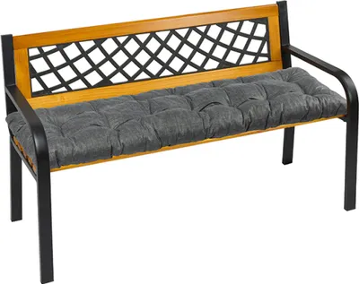 Obrázek produktu pro Sedák na lavici prošívaný - 40x120 cm - Grafitová