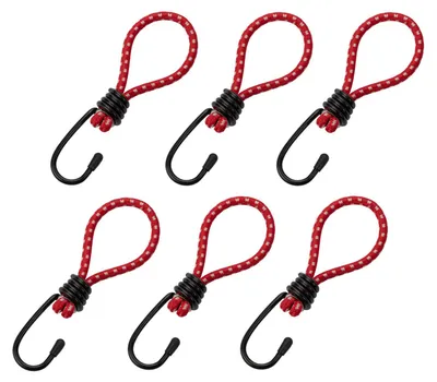 Produktbild von Kestek Expanderhaken für Abdecknetz 6er Pack, Spanngummi, Gummispanner für Anhänger